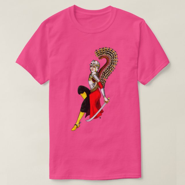 Husaria Honey Pin Up Girl T-Shirt (Design Front)