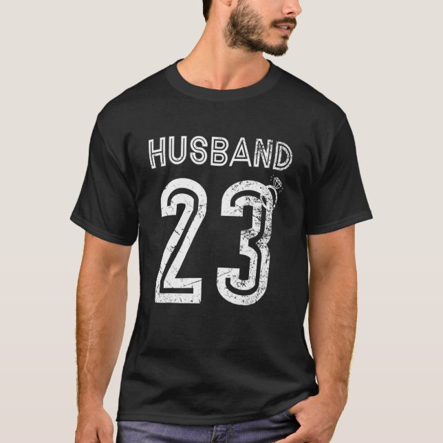 Husband 2023 Just married couple wedding matching  T-Shirt (Front)