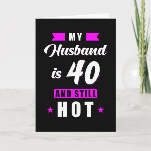 Husband 40 Birthday Gift Card