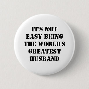 Husband 6 Cm Round Badge