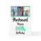 Husband 80th Birthday Modern Photo Collage Card