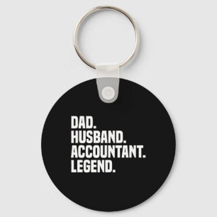 Husband Accountant Legend Accounting Tax Accountan Key Ring