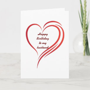 **HUSBAND** ALL MY LOVE ON YOUR BIRTHDAY CARD