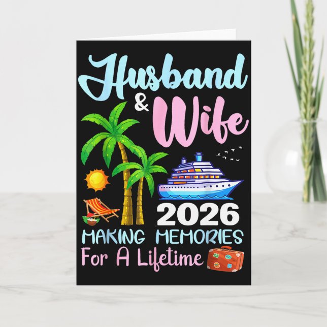Husband &amp; Wife 2026 Making Memories For A Life Card (Front)