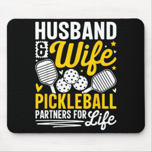 Husband & Wife Valentines Day Couple Ckleball Mouse Mat