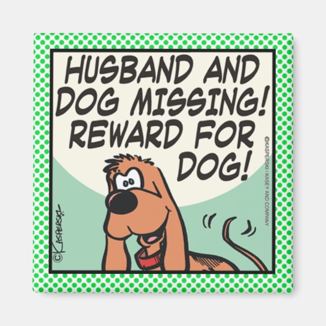 Husband and Dog Magnet (Front)
