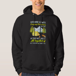 Husband And Wife Camping Partners For Life Camping Hoodie