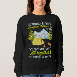 Husband And Wife Camping Partners For Life Camping Sweatshirt