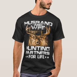 Husband and Wife Hunting Partners For Life T-Shirt