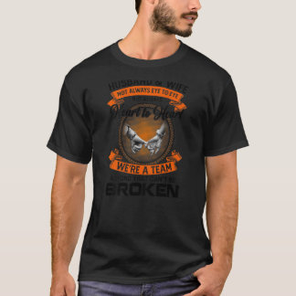 Husband And Wife Not Always Eye To Eye But Heart T T-Shirt
