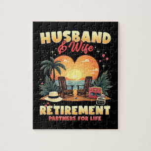 Husband and Wife Retirement Jigsaw Puzzle