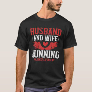 Husband And Wife Running Partners For Life T-Shirt