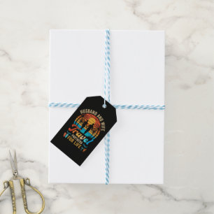 Husband and Wife Travel Partners for Life Beach Gift Tags