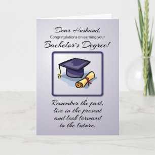 Husband, Bachelor’s Degree Graduation Card