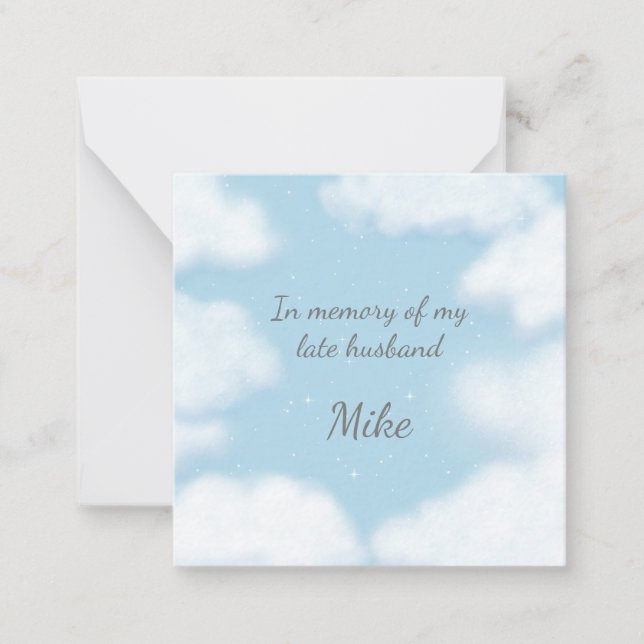 "Husband Better Late Than Never" Funny Custom Card (Front)