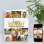 Husband Birthday 8 Photo Collage Personalised Card<br><div class="desc">Personalised Birthday card which you can customise for anyone! The photo template is ready for you to add 8 of your favourite photos and personalise the text inside and out. The sample wording on the front reads "happy birthday to the best husband ever" and you could customise this to best...</div>