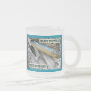 Husband Birthday Point Jude Cape Codder Lure Frosted Glass Coffee Mug