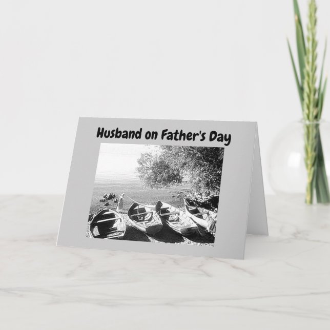 **HUSBAND** CANOER'S DELIGHT***FATHER'S DAY Card (Front)