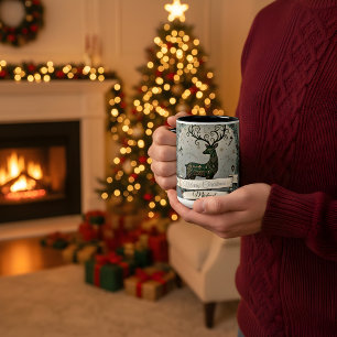 Husband Christmas Mug – Personalized Reindeer