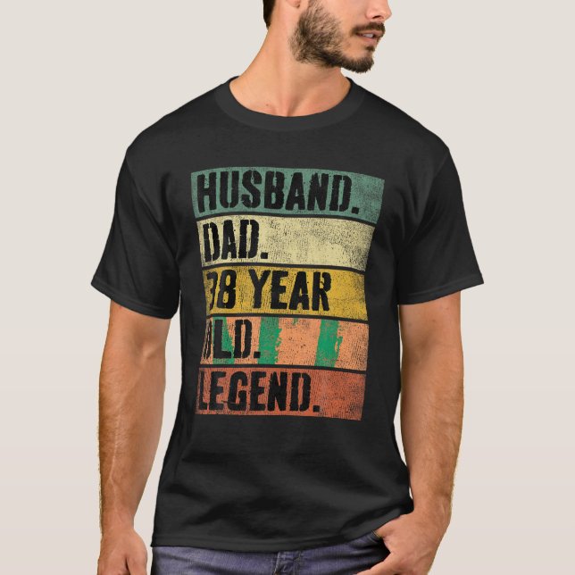 Husband Dad 38 Year Old Legend 38th Birthday Fathe T-Shirt (Front)