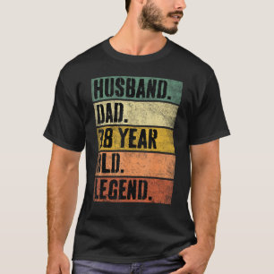 Husband Dad 38 Year Old Legend 38th Birthday Fathe T-Shirt