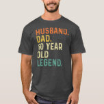 Husband dad 60 year old legend 60th birthday T-Shirt<br><div class="desc">Husband dad 60 year old legend 60th birthday retro vintage Gift. Perfect gift for your dad,  mum,  papa,  men,  women,  friend and family members on Thanksgiving Day,  Christmas Day,  Mothers Day,  Fathers Day,  4th of July,  1776 Independant day,  Veterans Day,  Halloween Day,  Patrick's Day</div>