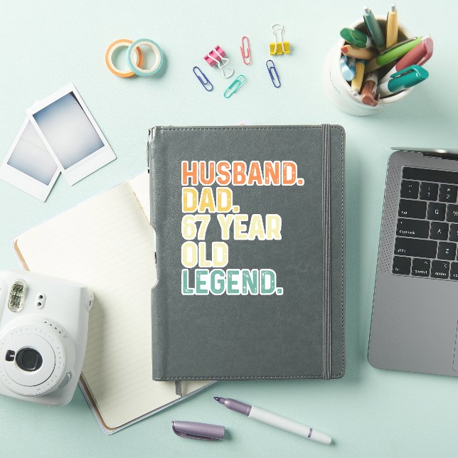 Husband dad 67 Year old legend 67th birthday men (iPad Cover)
