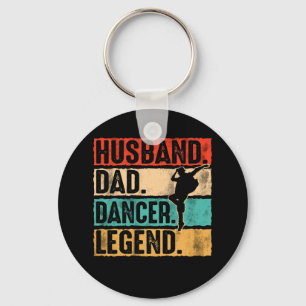 Husband Dad Dancer Legend Dancer Key Ring