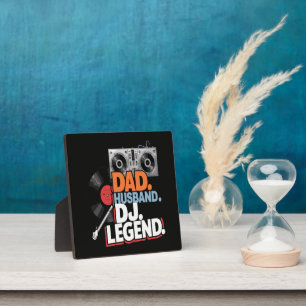 Husband Dad DJ Legend Plaque
