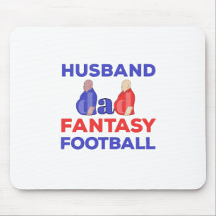 Husband Dad Fantasy Football Mouse Mat