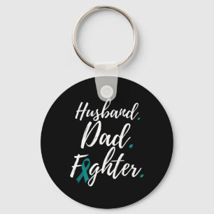 Husband Dad Fighter Polycystic Kidney Disease Pkd Key Ring