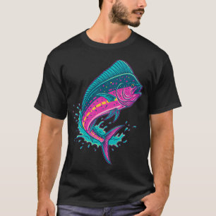 HUSBAND DAD FISHING LEGEND VINTAGE SUNSET T-Shirt