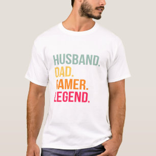 Husband Dad Gamer Legend T-Shirt