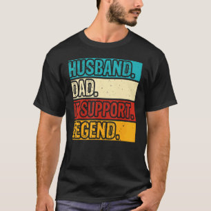 Husband Dad IT Support Legend IT Support Tech Mens T-Shirt