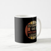 Husband Dad Mechanic Legend Fathers Day Coffee Mug 