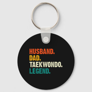 Husband Dad Taekwondo Legend - Taekwondo Karate Key Ring