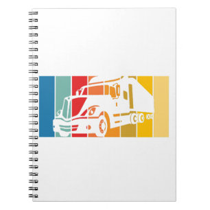 Husband Dad Trucker Legend Funny Truck Driver Truc Notebook