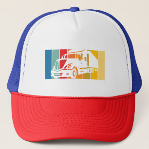 Husband Dad Trucker Legend Funny Truck Driver Truc Trucker Hat