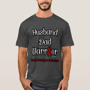 Husband/Dad/Warrior...Brain Aneurysm T-Shirt