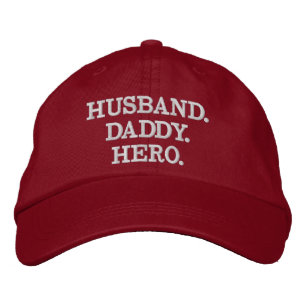 Husband Daddy Hero Embroidered Hat