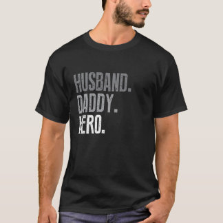 Husband Daddy Protector Hero Father s Day T-Shirt