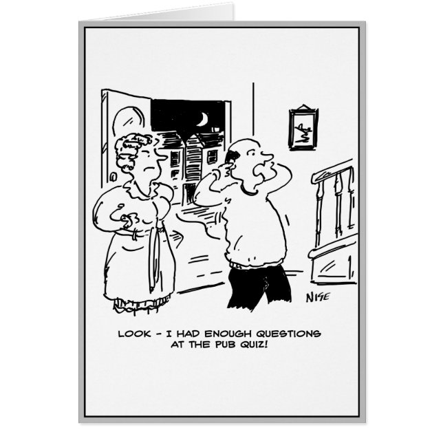 Husband Doesn't Want Questioning (Front)