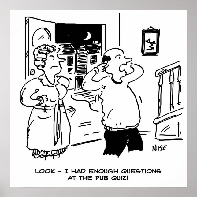 Husband Doesn't Want Questioning Poster (Front)