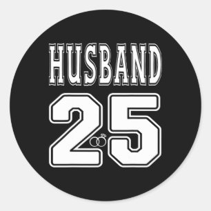 Husband East. 2025 Classic Round Sticker