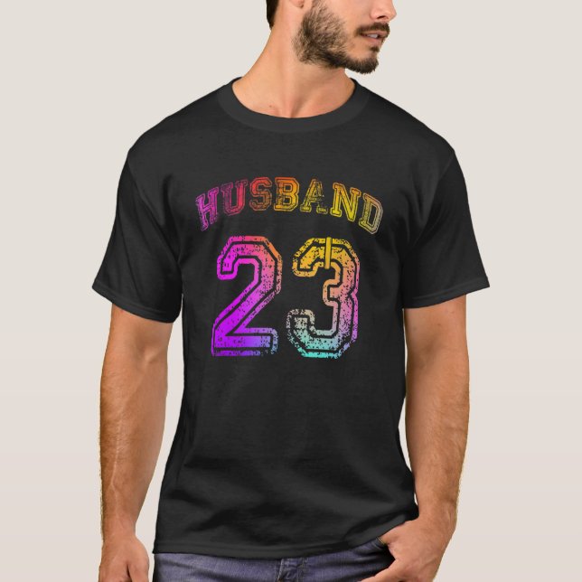 Husband Engagement Party Husband Matching 2023 Hon T-Shirt (Front)