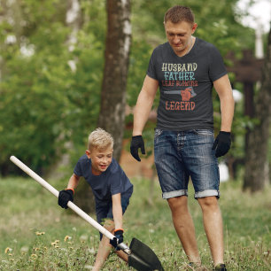 Husband Father Leaf Blower Legend T-Shirt