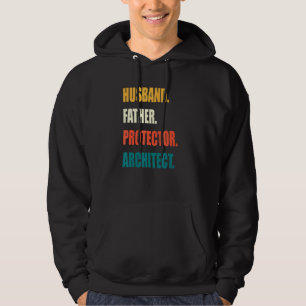 Husband Father Protector Architect Hoodie