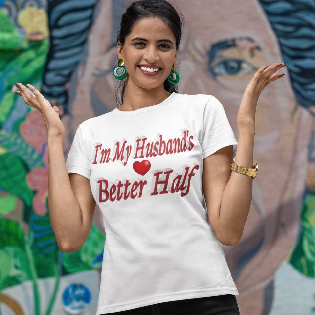 Husband funny quote red text T-Shirt (Creator Uploaded)
