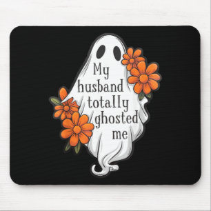 Husband Ghosted Funny Halloween Costume Spooky 1 Mouse Mat