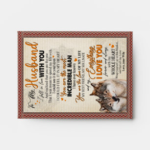 Husband Gift   Letter To My Husband From Wife Envelope